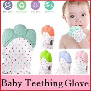 Silicon Baby Teething Mitten Glove