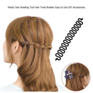 Fashion Hair Braided Styling Tool Ponytail Loop Styling Tools Hair Braid Maker Women Girls Braider Hook Edge Twist Curler