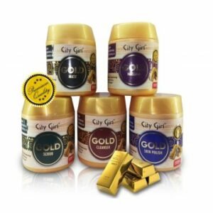 Gold 5 Steps Facial Kit Jar City Girl