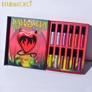 KEVIN & COCO Halloween Edition12-Color Evil Queen Matte Lip Gloss Set