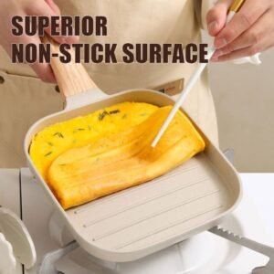 Medical-Stone Frying Pans Non Stick Pan Breakfast Fried Egg Cake Steak Sandwich Toast Mold Baking Trays Kitchen Cooking Tools